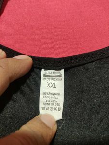 Women Black Body Shaper Tank - XXL&#34;