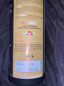 Black Hair Dye Shampoo 3 in 1