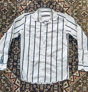 Striped Button-Down Shirt