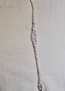 Sparkling Pink &amp; Silver Bracelet