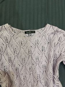 Studio Ie Lavender Knit Top