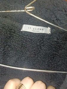 Black Faux Shearling Jacket