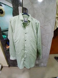 Light Green Button-Down Shirt