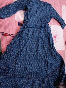 Elegant Blue Printed Kurta