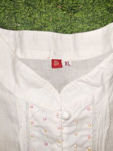 Designer White Top