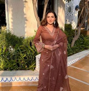 Elegant Brown Kurta Set