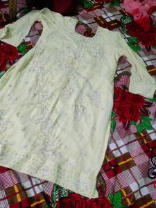 Embroidered Kurta set With Dupatta