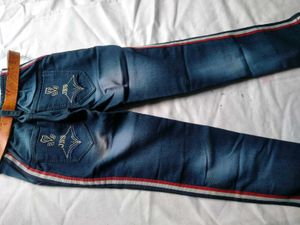 Cloud-9 Cargo Jeans - Embellished Denim