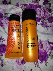 matrix sampoo and conditioner little bit used sampoo nt  conditioner.. only once