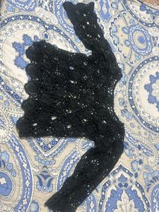 Crochet Black Top