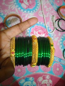 Bangles Set Green.