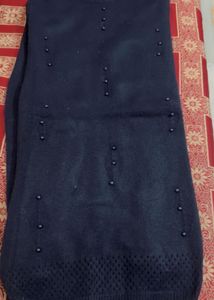 Navy Blue  Beaded Sweater