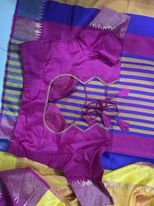 ElegantPure Silk Saree with Blouse  from Nalli