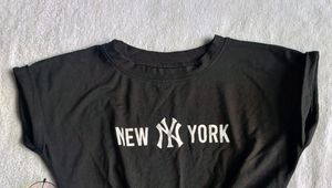 New Year Black Top For Girls