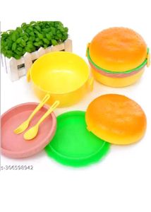 Brand New Burger Tiffin Box