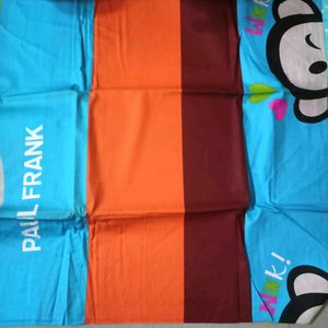 Kids Cartoon Print Bedsheet Pillow Cover Set