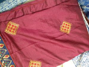 New Purple Saree