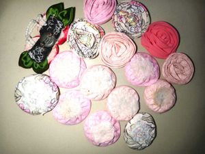 Pink Flower Accessories Lot Loose Series 01