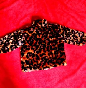 Cute Leopard Print Jacket