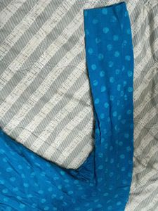 Blue Printed Kurta