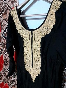Black Beautiful Kurti