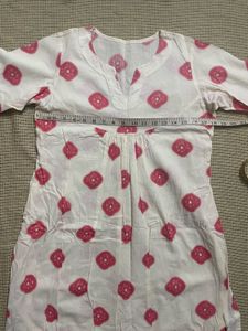 Pleated Straight Kurta