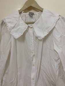 Collar White Top