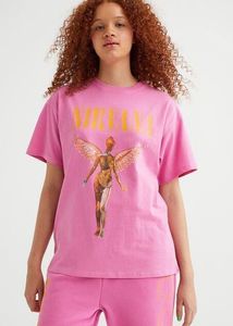 H&amp;M Pink Nirvana Tee