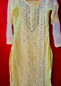 Lakhnavi Palazo Set With Dupatta.