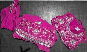 Frilled Lehenga Choli (3-4years)