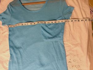 Light Blue Pocket Tee