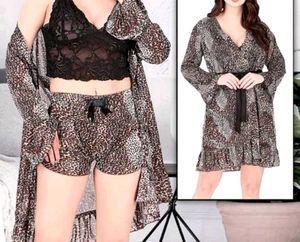New Cute 3 Piece Night Suits