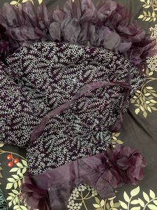 Elegant Purple Party Dress