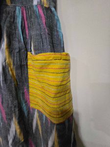 Cotton Ikat print Dress