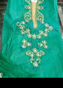 Emerald Green Embroidered Salwar Kameez