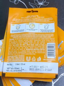 Pack Of 10 Lakme Blush &amp; Glow Sheet Mask