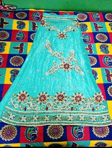 Embroidered Lehenga Set 💙