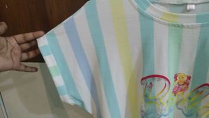 Cute Striped Barbie Tee