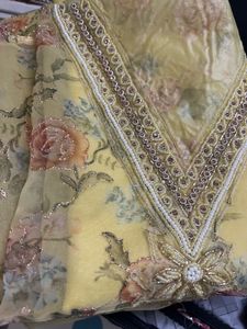 Organza Heavy Embroidered Suit