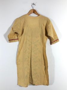 Cream Hand Embroidered Kurtas (Women’s)