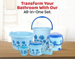 6 - Piece Printed Bathset