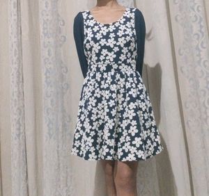 Floral Dress with Long Sleeves