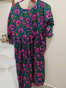 Floral Print Feeding Kurta