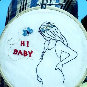 Baby Shower Hoop Frame
