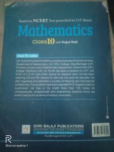 Mathematics Book Class 10 NCERT