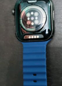 Smart Watch with Blue Band