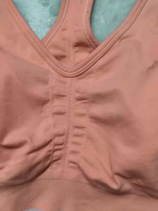 Peach Sports Bra