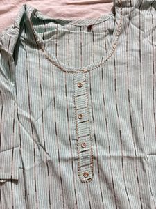 Cotton Kurta Plazo Set