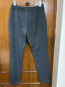 Gray Belted Trousers