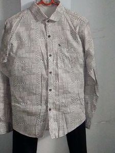 Patterned Shirt And  Formal Pant.